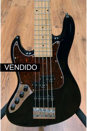 Sadowsky MetroExpress 21 Fret Hybrid PJ 5 Left handed Solid Black High Polish Sadowsky MetroExpress 21 Fret Hybrid PJ 5 Left handed Solid Black High Polish